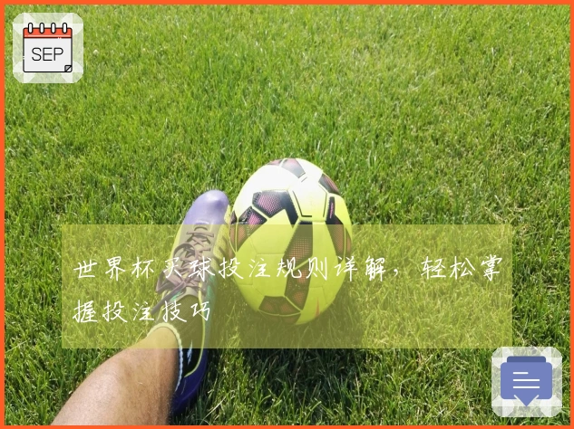 世界杯买球投注规则详解，轻松掌握投注技巧
